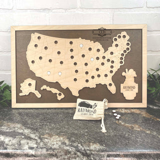 Golfing Around the US Map