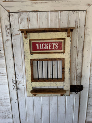 Tickets wall hanging